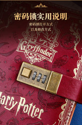 Harry Potter A5 PU Embossment Hardcover Book 224 Pages with Lock